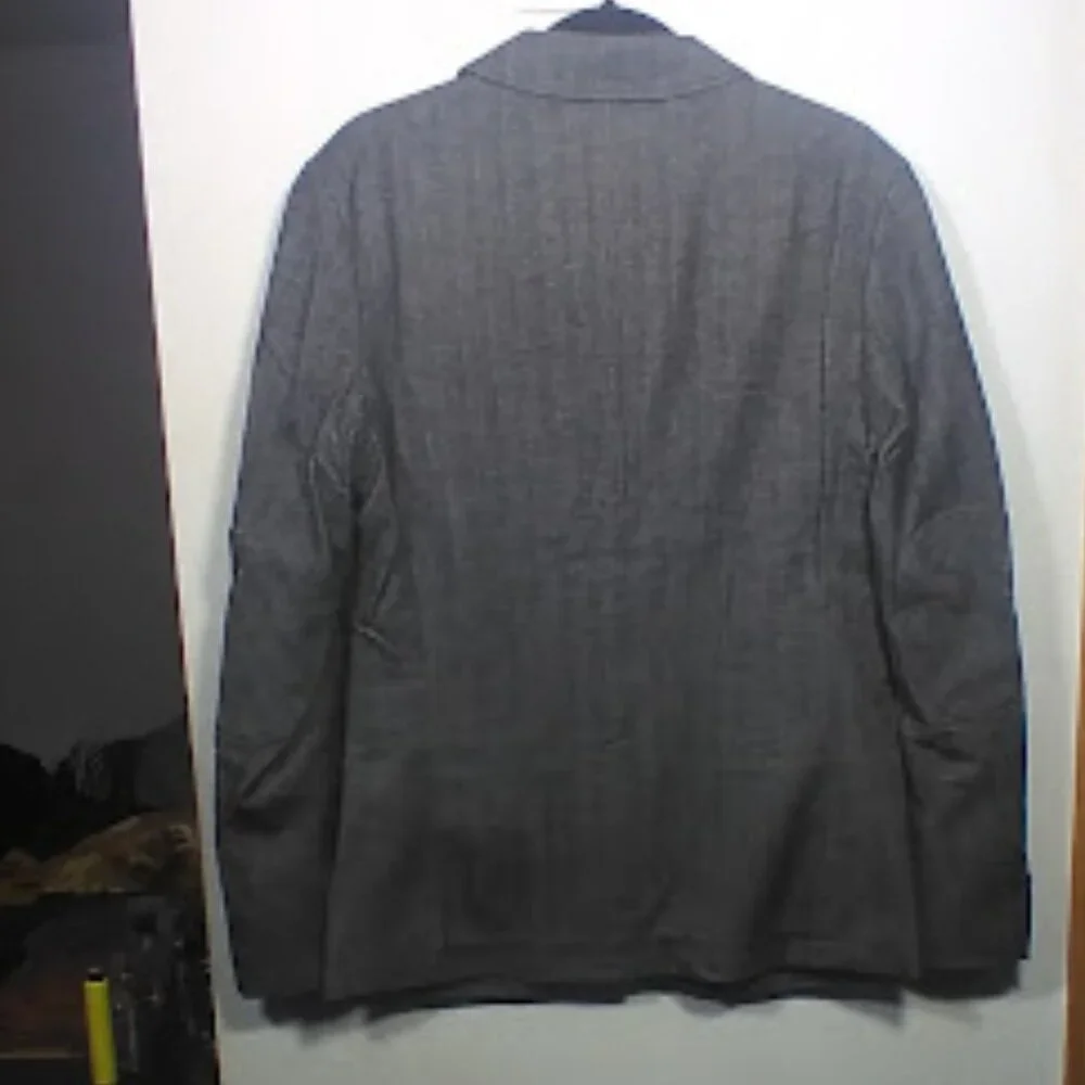 NWT Nifty Genius Jacket Mens Small Grayong Sleeve Kurt Notched Lapel Blazer